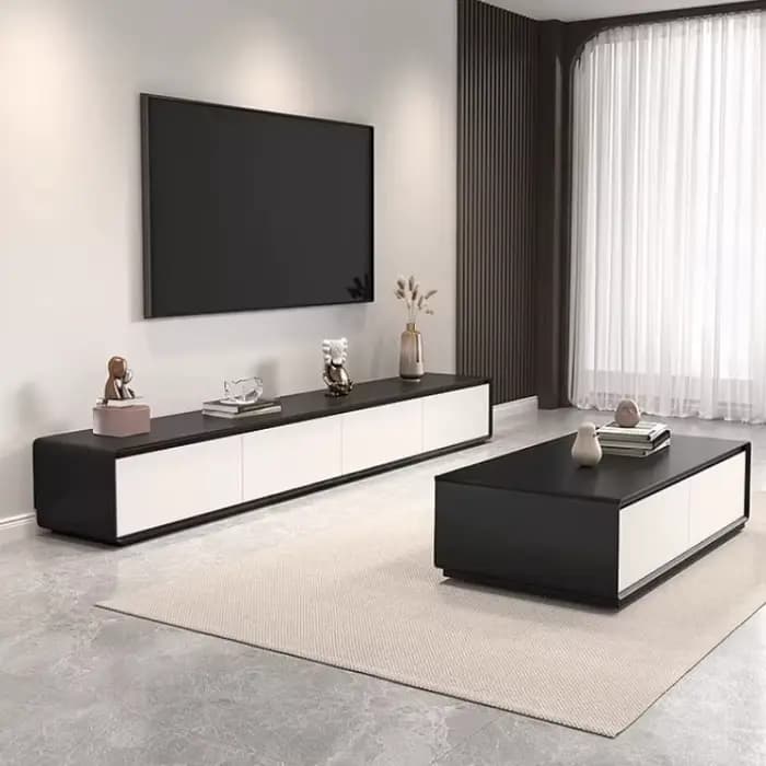 Meuble TV avec tiroirs de rangement 75 pouces