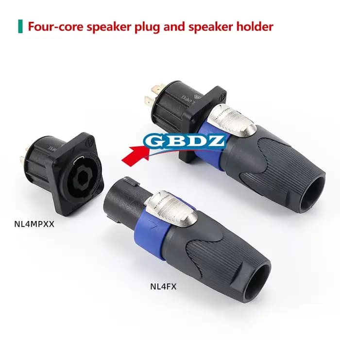 Connecteur de haut-parleur NEUTRIK NL4FX 4 broches