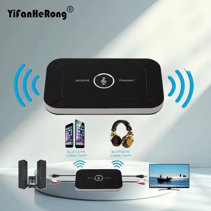 AUX 3.5mm Hifi Audio sans fil 2 en 1 Compatible Bluetooth 5.0 émetteur récepteur A2DP adaptateur Aud