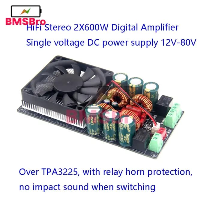 Carte amplificateur de puissance 600W + 600W 500W + 500W