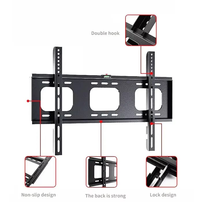 Support inclinable pour écran 32 "-70", meuble TV mural pour grandes tablettes