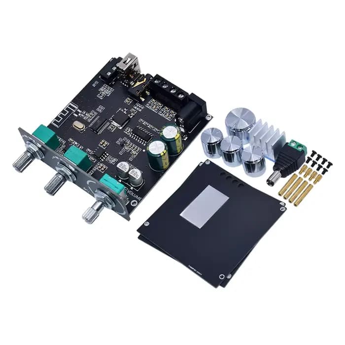 T50H TPA3116D2 2*50W Bluetooth 5.0 carte amplificateur de caisson de basses 2.0 canaux haute puissance Audio stéréo AUX
