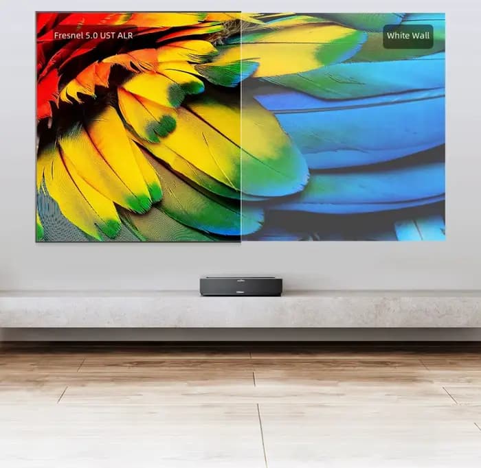 MIVISION 2026 nouvelle Version 5.0 écran ALR à jet Ultra court de Fresnel pour projecteur UST écrans de Projection à cadre fixe à lunette mince