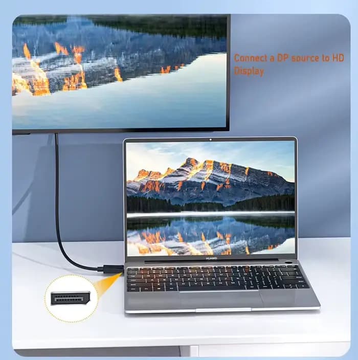 Câble DisplayPort vers HDMI 1080P/4K