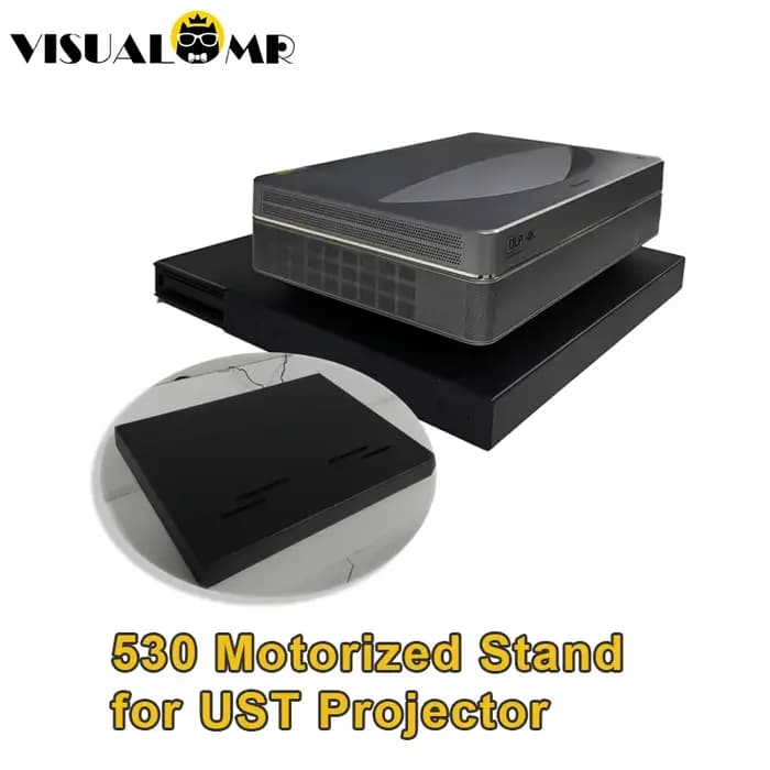 Nouveau V-530 UST Support de projecteur motorisé Ultra courte portée Support d'étagère de projecteur