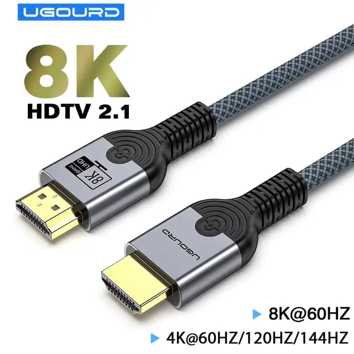 Câble vidéo 8K HDMI 2.1 haute vitesse 48Gbps dynamique HDR 8K/60Hz 4K/120Hz UHD