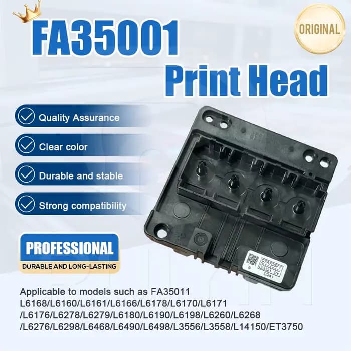Tête d'impression neuve d'origine pour Epson L6168 L6268 L6279 L6298 L6290 L6260 L6270