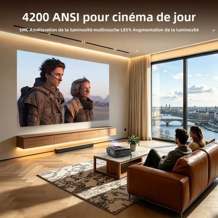 Projecteur intelligent 4K certifié Netflix