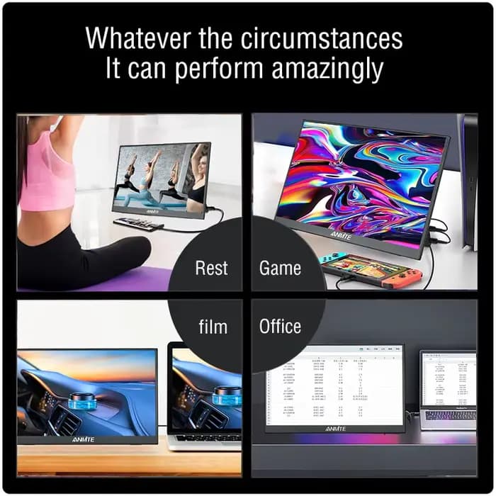 Moniteur tactile portable de 14 pouces