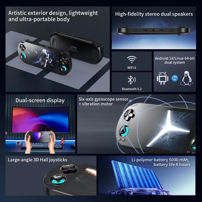 Console de jeu portable Anbernic RG VITA/RG VITA Pro