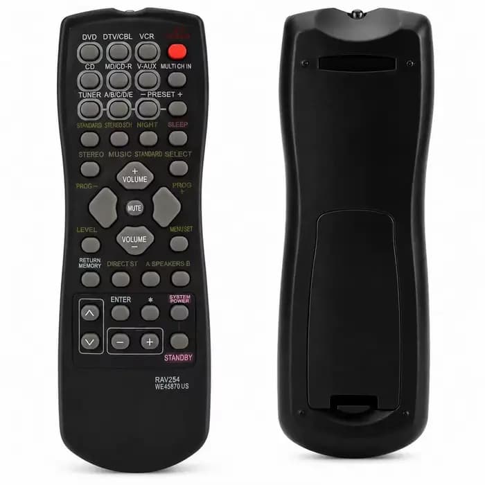 Télécommandes de remplacement pour amplificateur de cinéma maison YAMAHA RAV22 RAV254 WE45870 RX-V340 RX-V390 HTR58 RX-V459 HTR-5930 HTR-5940