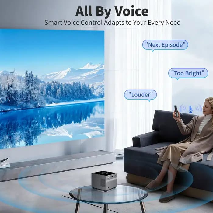 X3 Smart Projector Native 720P Support 8K Android 9 Dual WiFi BT5.0 190ANS 2/4GB RAM 16/32/64GB Projecteur de cinéma à domicile