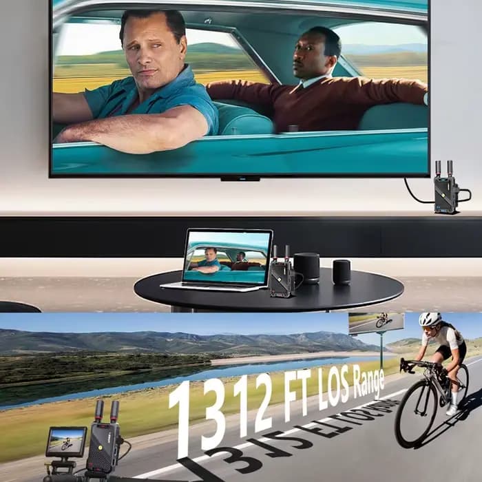 Extension HDMI KVM sans fil 0.05s 400m