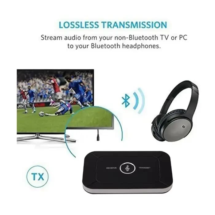 AUX 3.5mm Hifi Audio sans fil 2 en 1 Compatible Bluetooth 5.0 émetteur récepteur A2DP adaptateur