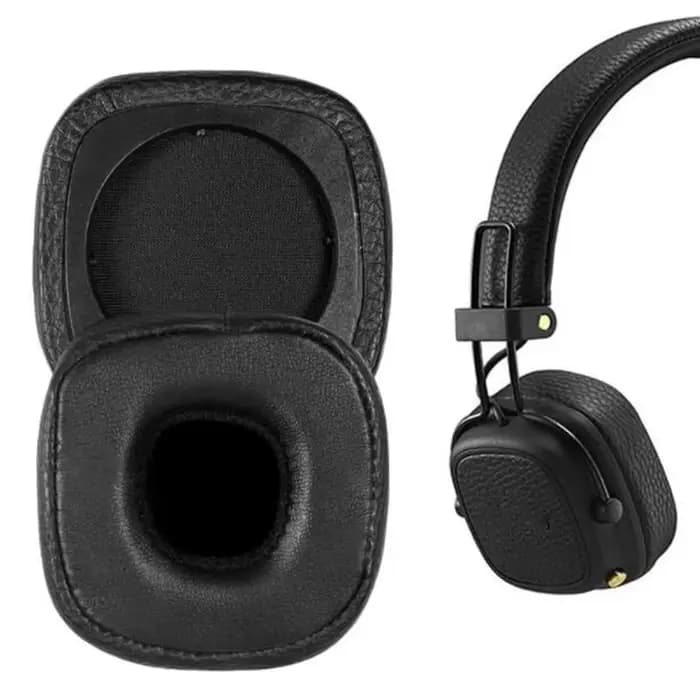 1 paire de coussinets d'oreille de remplacement pour casque Marshall Major 2/3, coussinets d'oreille pour Marshall Major II III