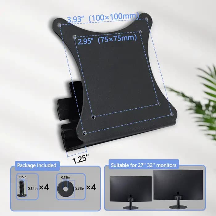 Adaptateur VESA pour moniteur Samsung C24T550 C27T550 C32T550 S27C390 S32C390 C24T550FDU C27T550FDU C32T550FDU