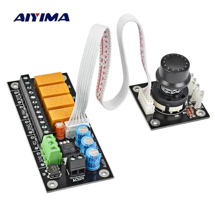AIYIMA Audio stéréo relais à deux canaux sélection de Source sonore à 4 voies carte de sélection d'e