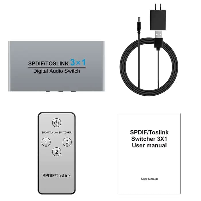 Répartiteur Audio numérique à Fiber optique